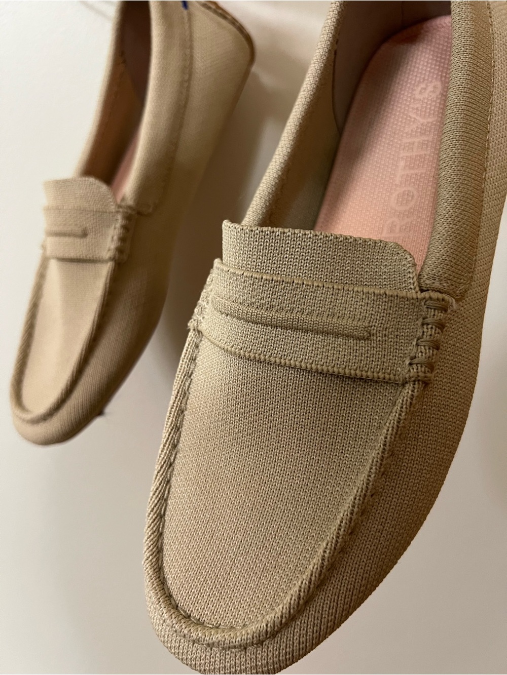 Rothy's, The Daily Driver Knit Loafers Sesame Sz 8.5